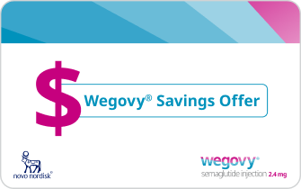 Wegovy savings card. Commercially covered pay as little as [$0] per month. Expect to pay [$499] per month if you pay cash.*